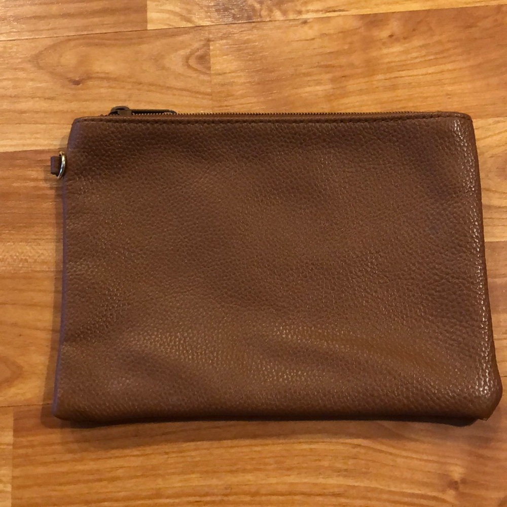 H&M faux leather cosmetic bag or clutch